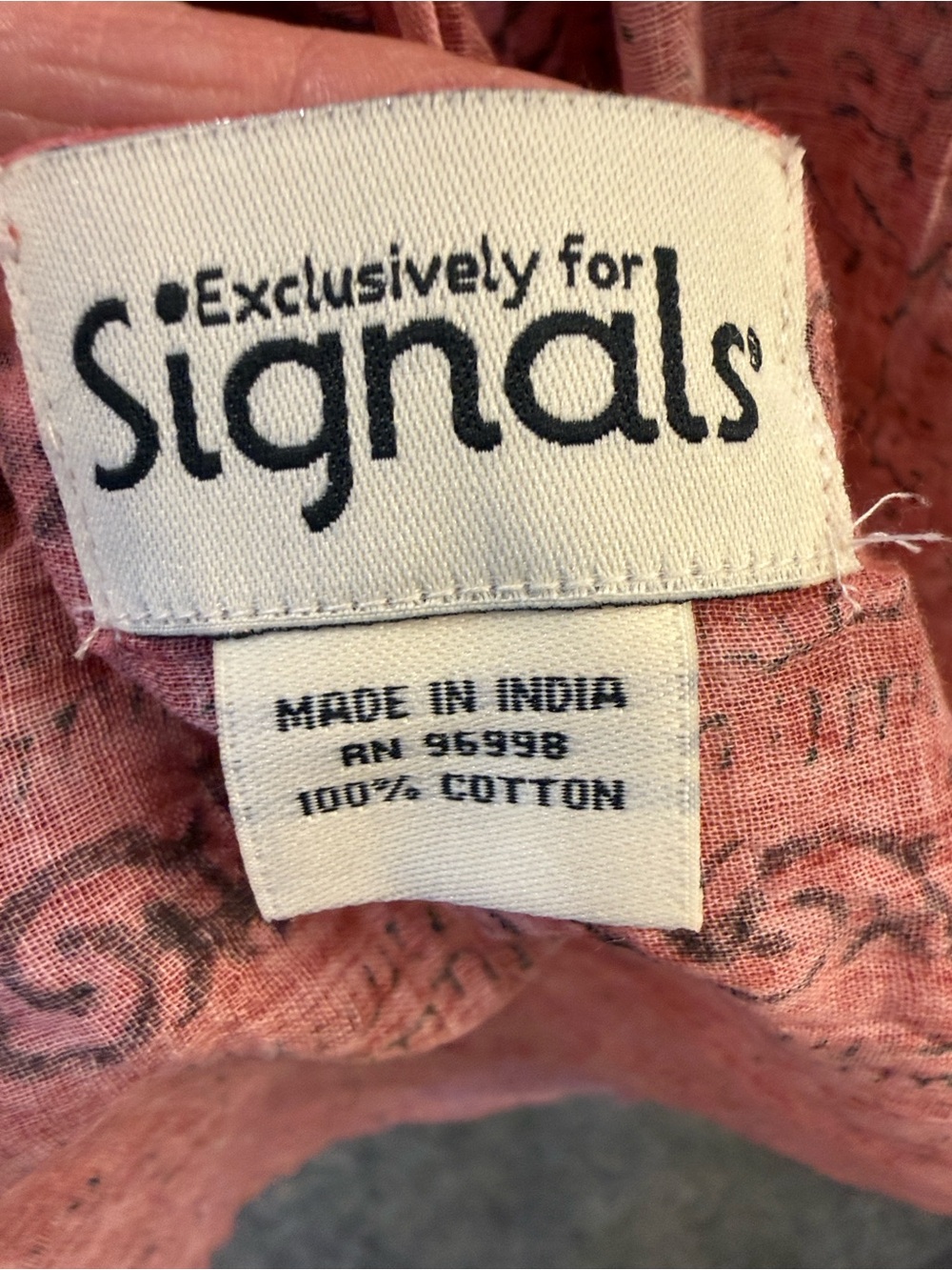 Signals Rust-Pink Cotton Sarong Cover-Up - Picture 2 of 9
